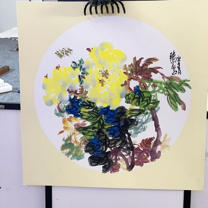 国画张圣敏先生纯手绘作品