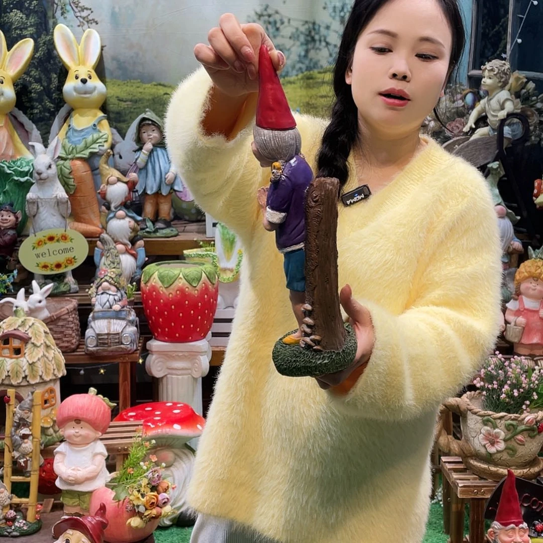 摆件花园摆件红红火火