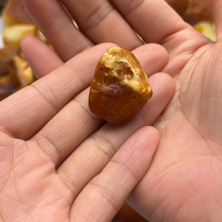 ****深琥珀未镶嵌珠宝奇石蜜蜡定制随型微修