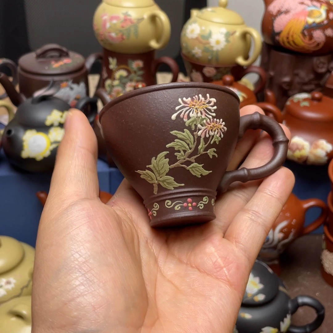 茶杯紫砂紫砂主人杯100cc