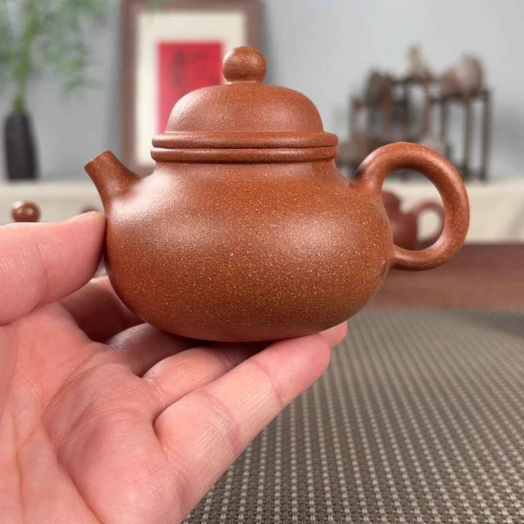 紫砂茶壶黄龙山原矿紫砂壶190