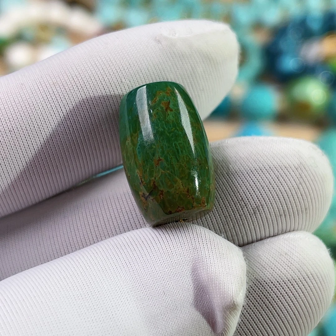 绿松石未镶嵌珠宝奇石10.8mm