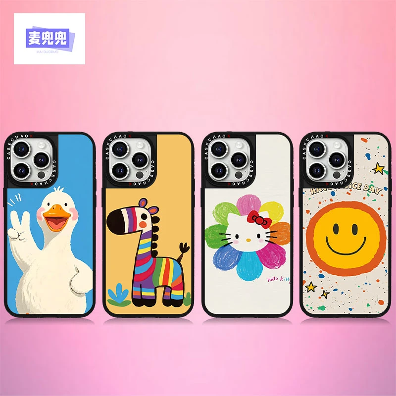麦兜兜潮牌适用于iphone16/15promax/14/13/12系列苹果手机壳防摔