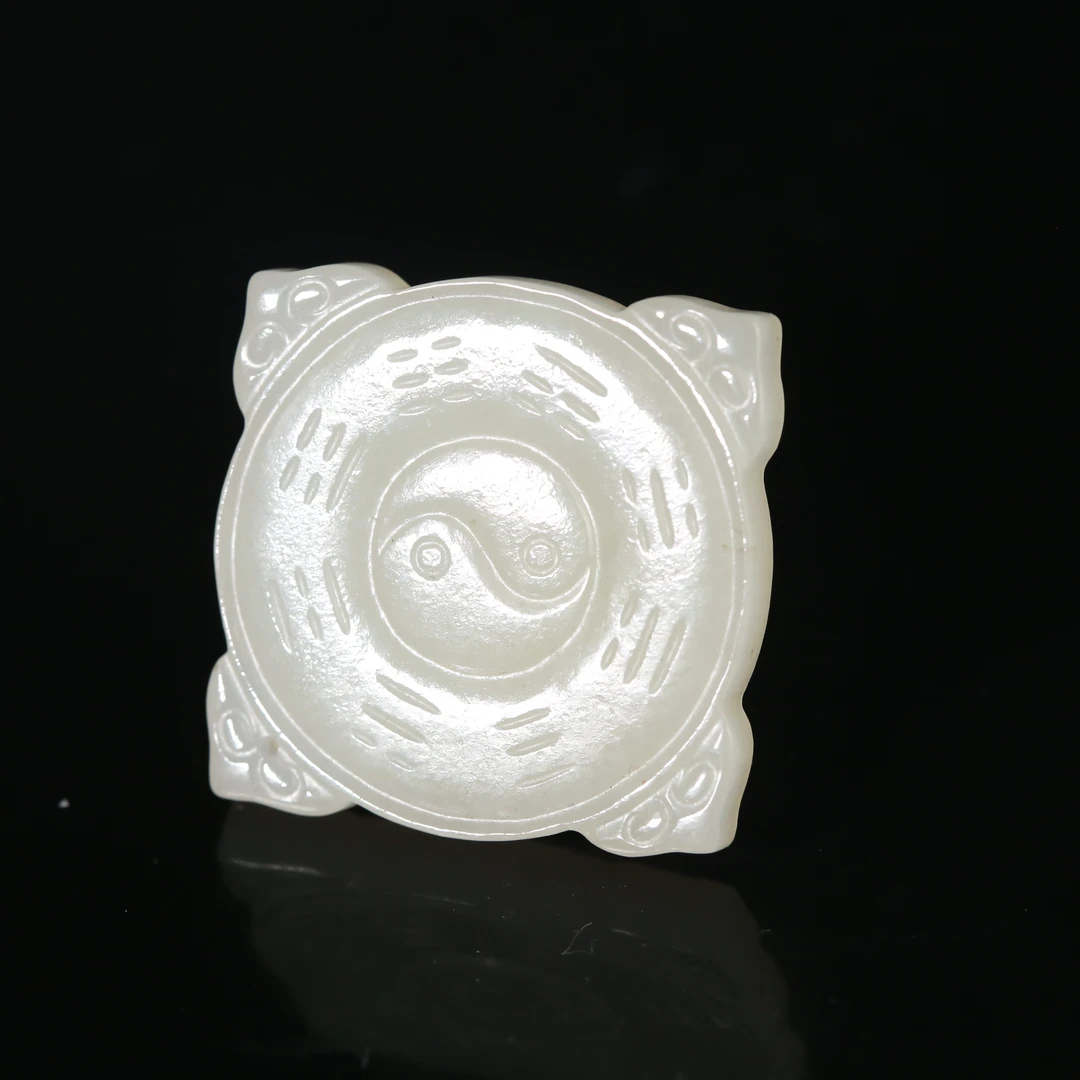 清代和田玉八卦牌NZBZ2509141039