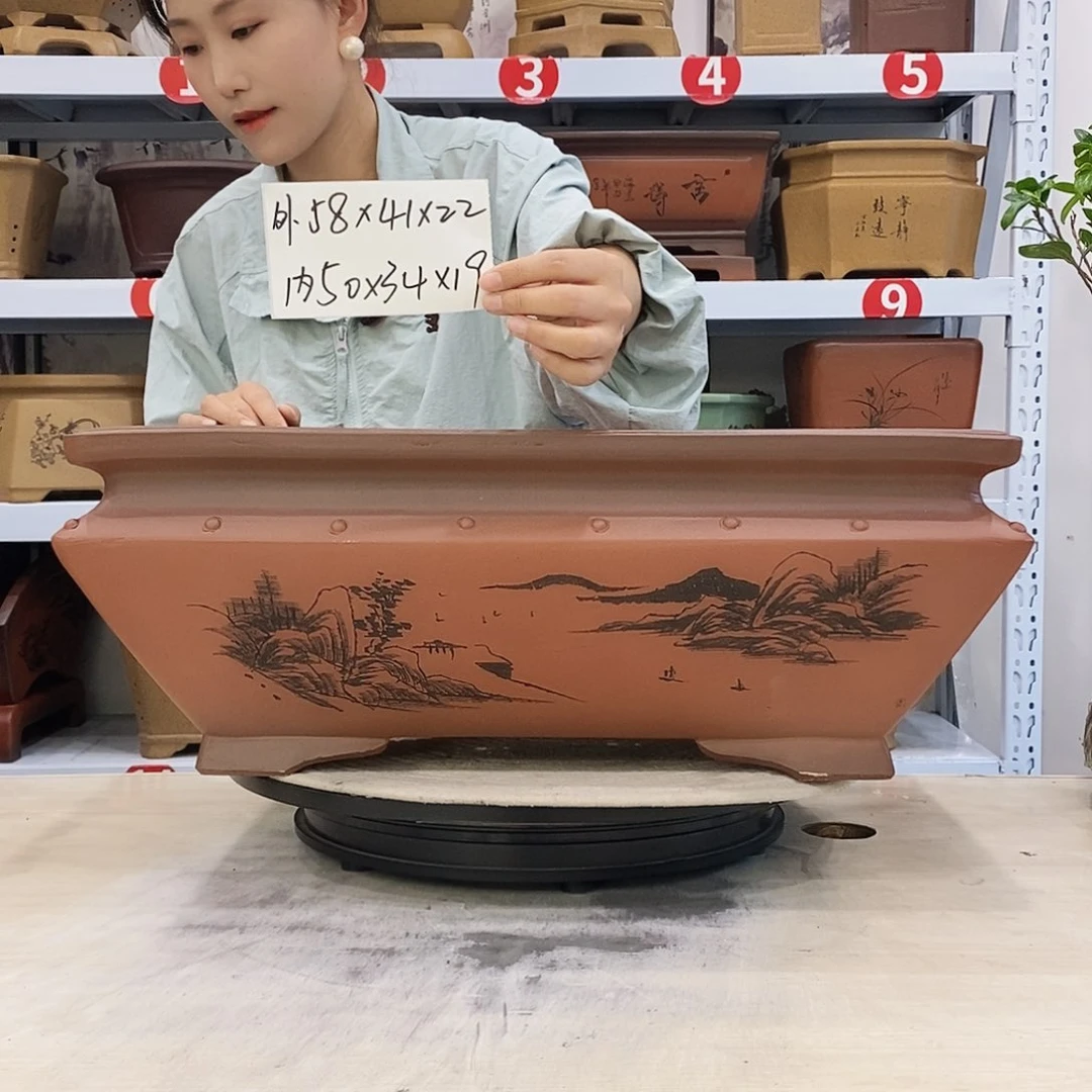 紫砂花盆紫砂花盆