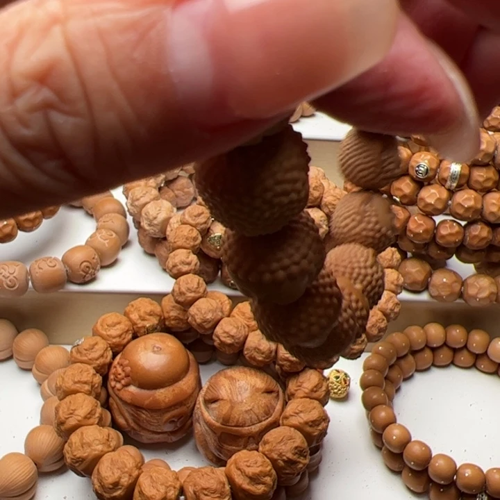 猴头核桃吊坠宝宝佛大聚宝盆14-15微瑕