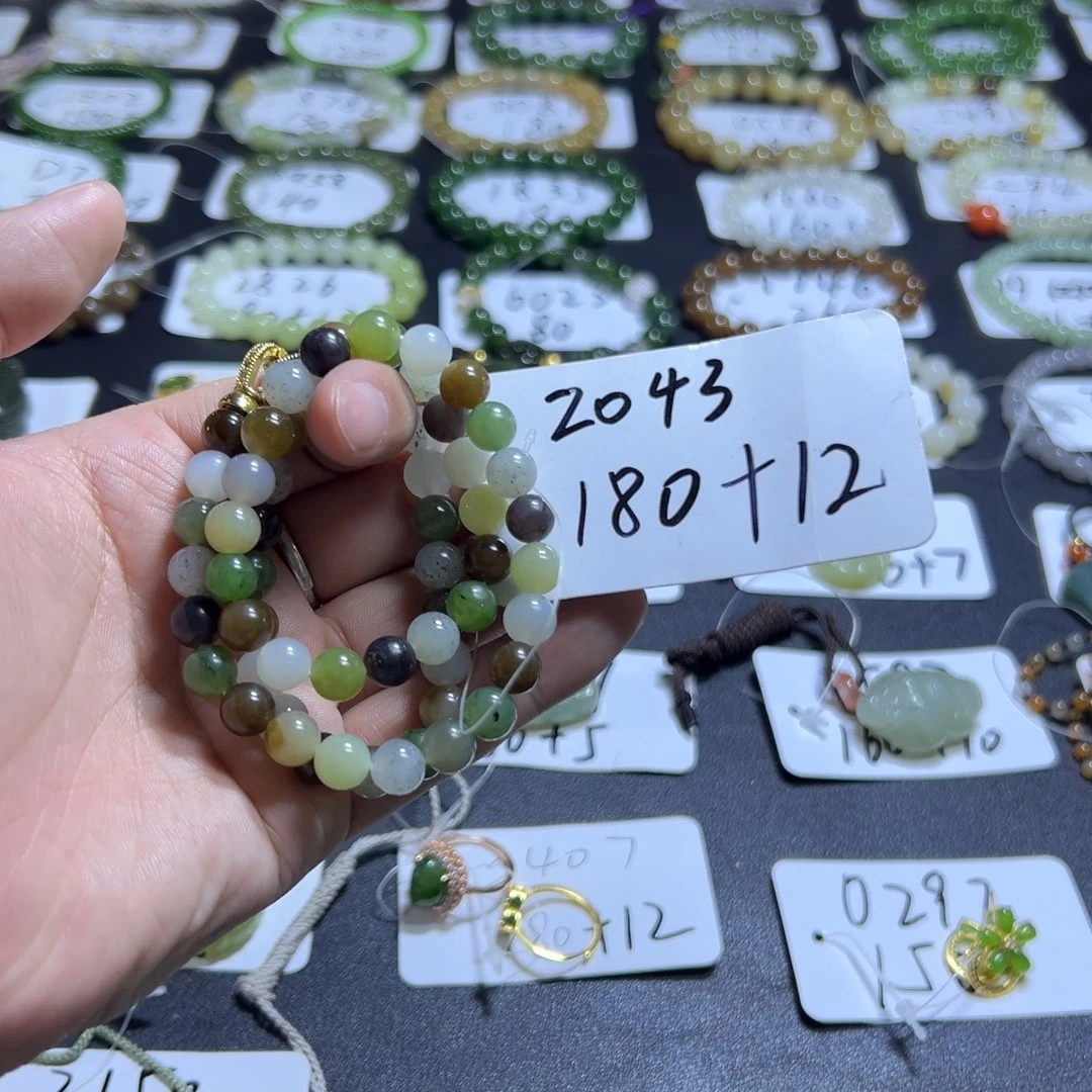 和田玉未镶嵌项链2043