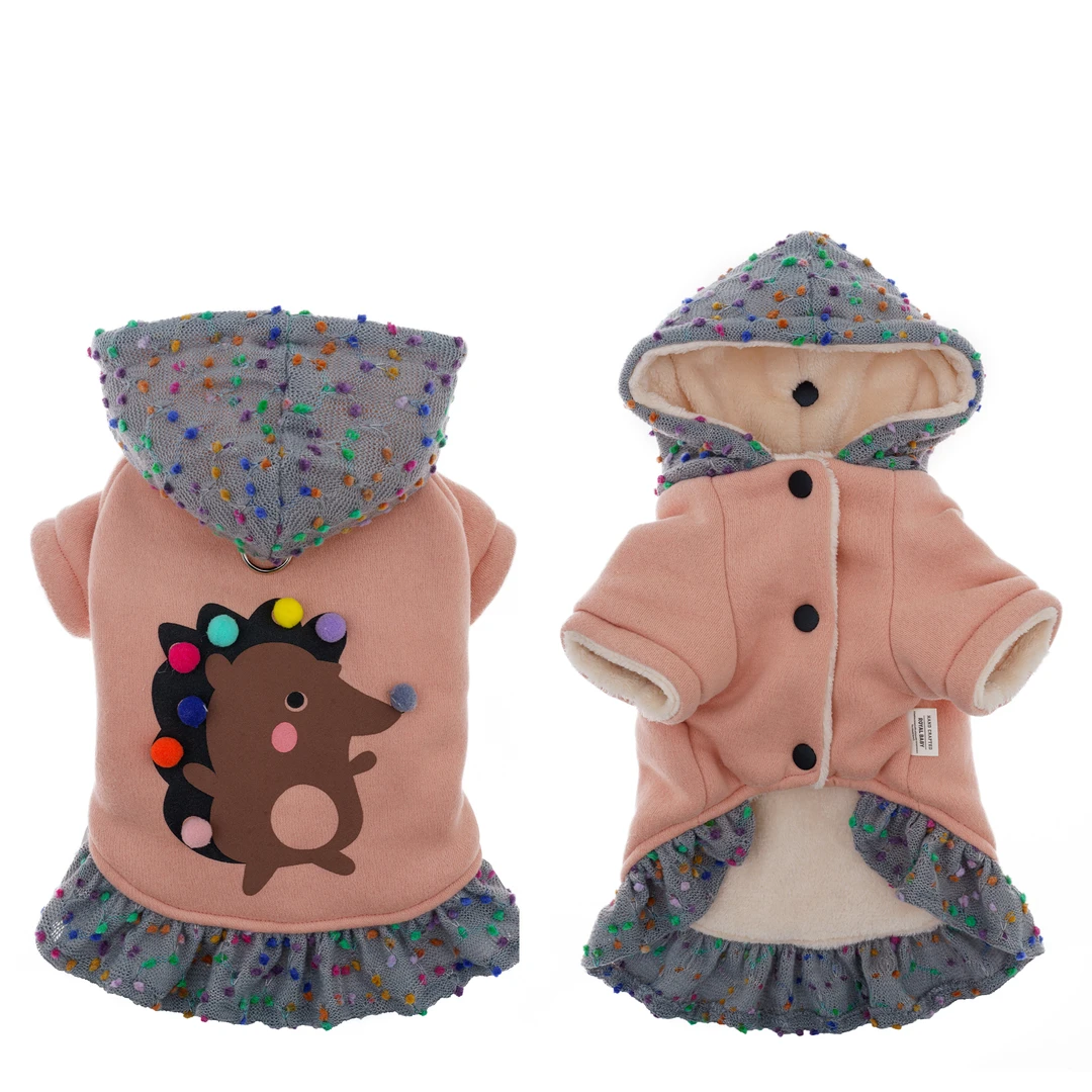 金冠宝贝 小型犬宠物秋冬装可牵引泰迪比熊衣服JG-1636