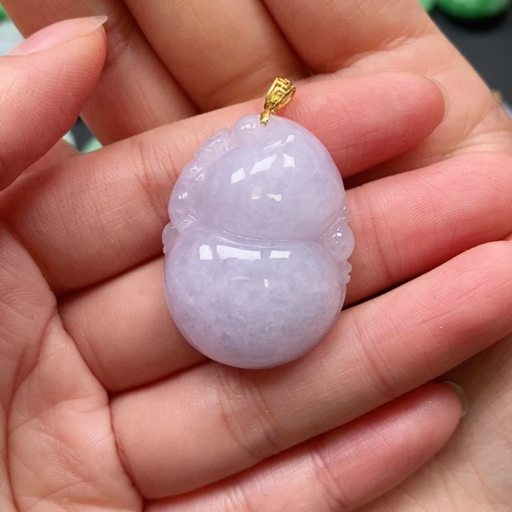 翡翠颈饰未镶嵌吊坠