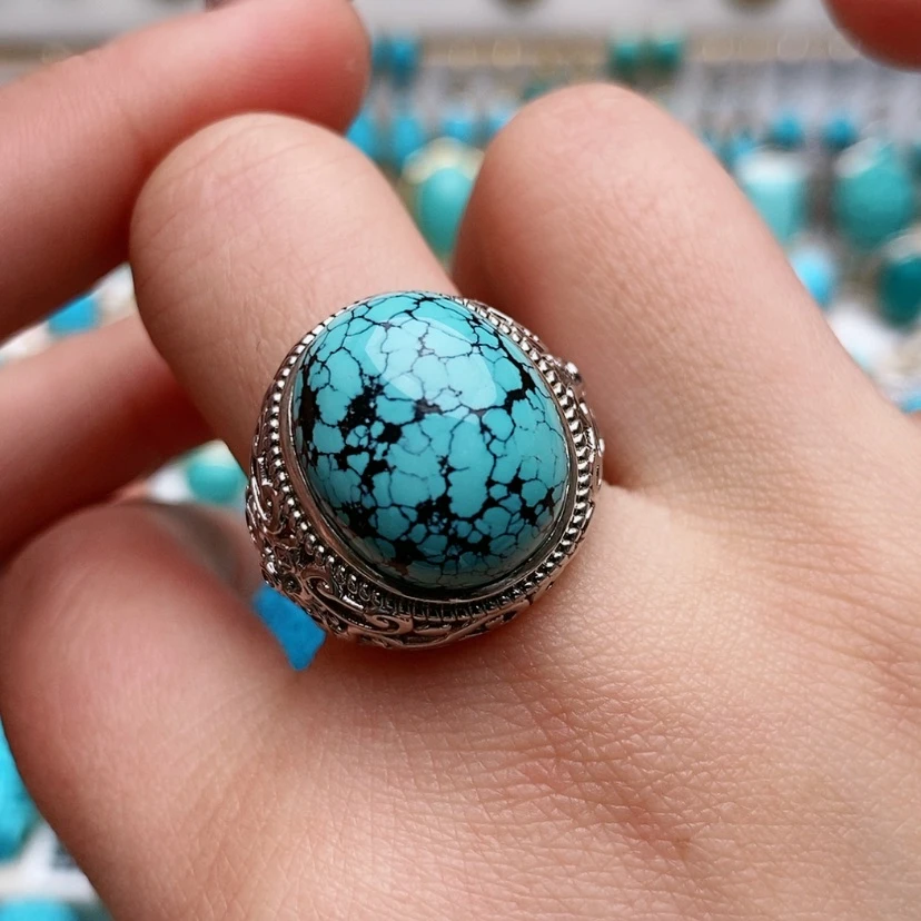 【闪购商品】绿松石珠宝奇石银S925镶嵌