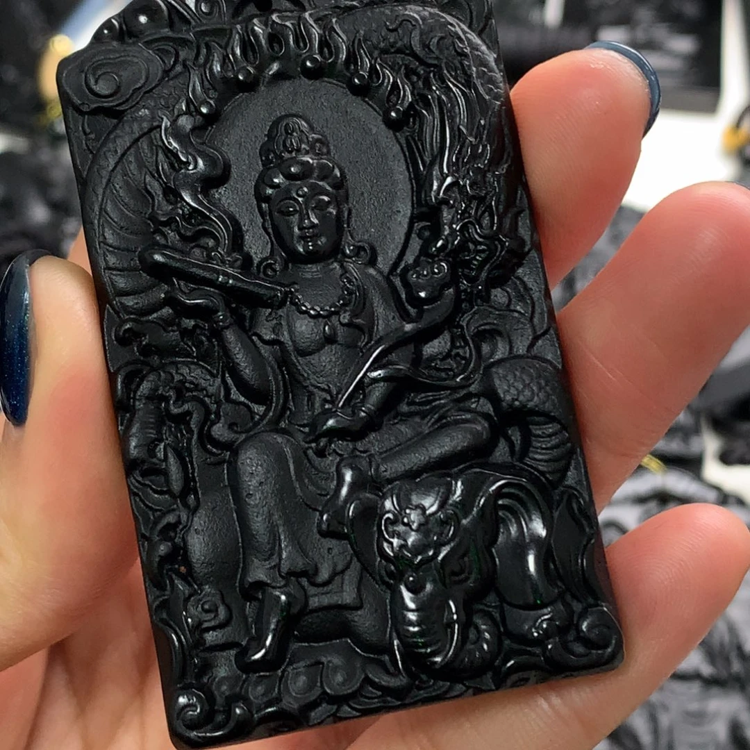 天然a货钢琴黑挂件