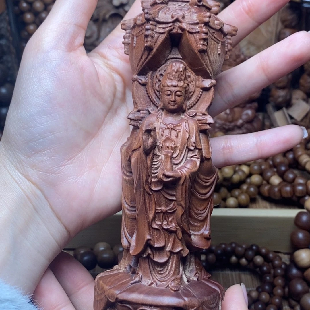 檀香木把件手串摆件