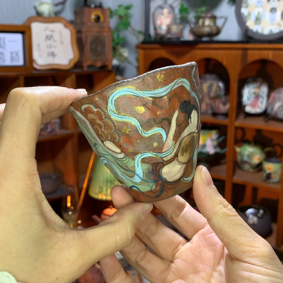 陶手心里的敦煌主人杯