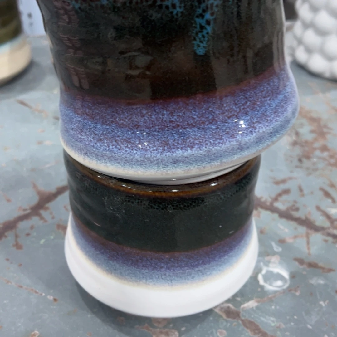 有孔陶瓷花盆，满10米包邮发货