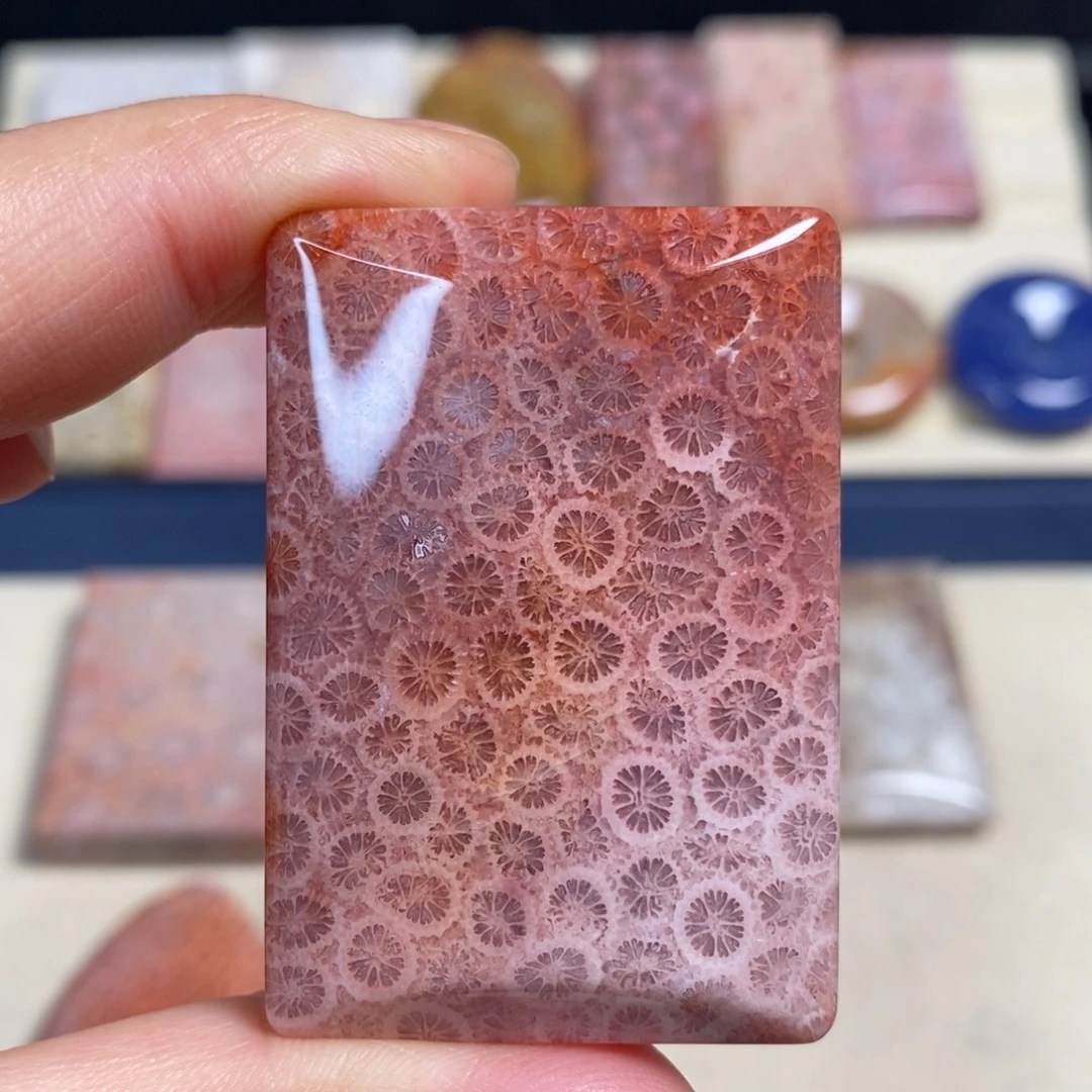 硅化玉未镶嵌吊坠