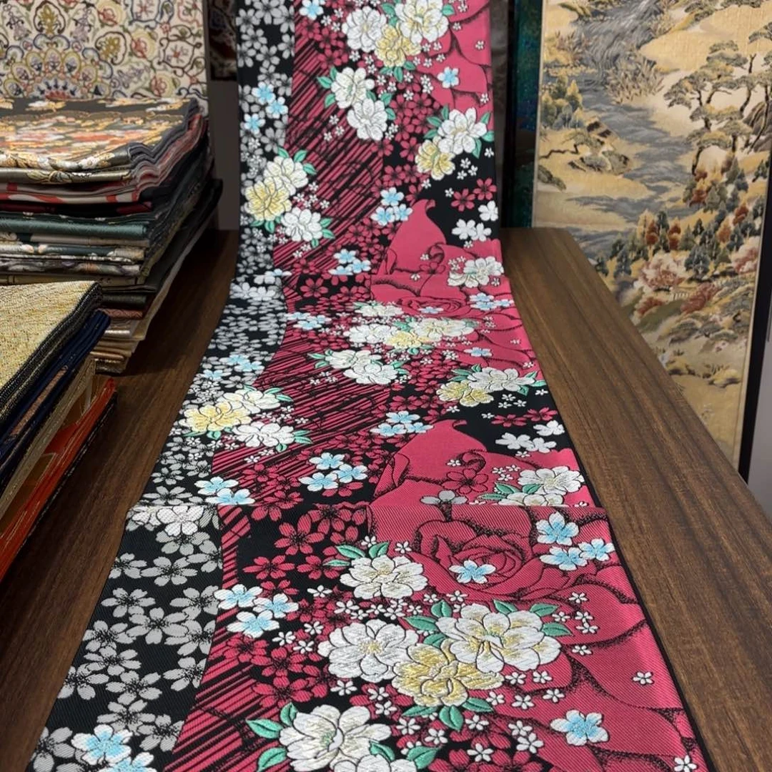 织绣唐锦西阵织桌旗