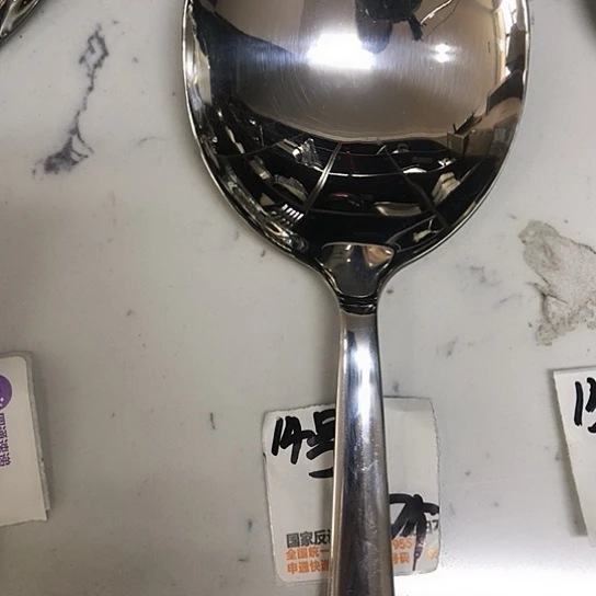 304不锈钢14号鹅蛋大勺子