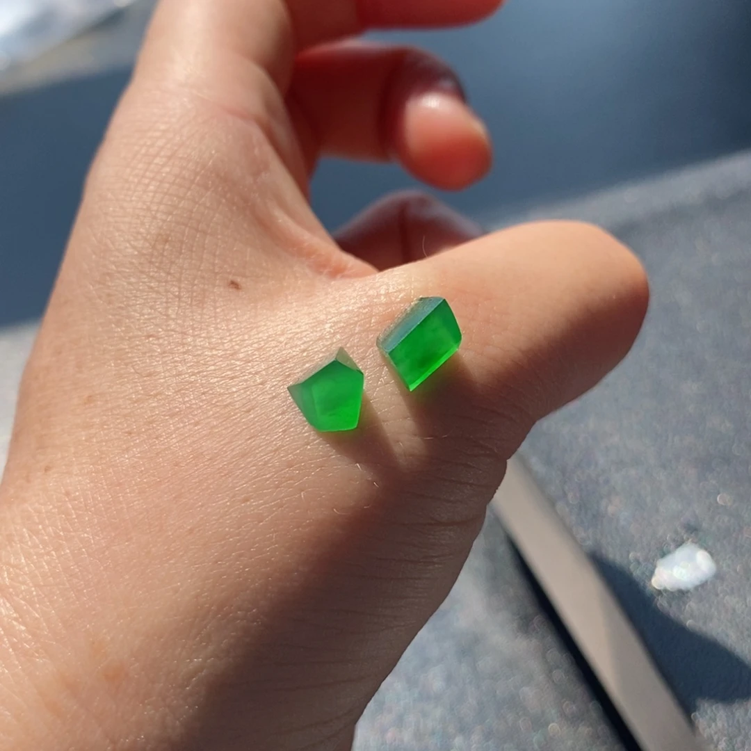 定制翡翠未镶嵌切割面