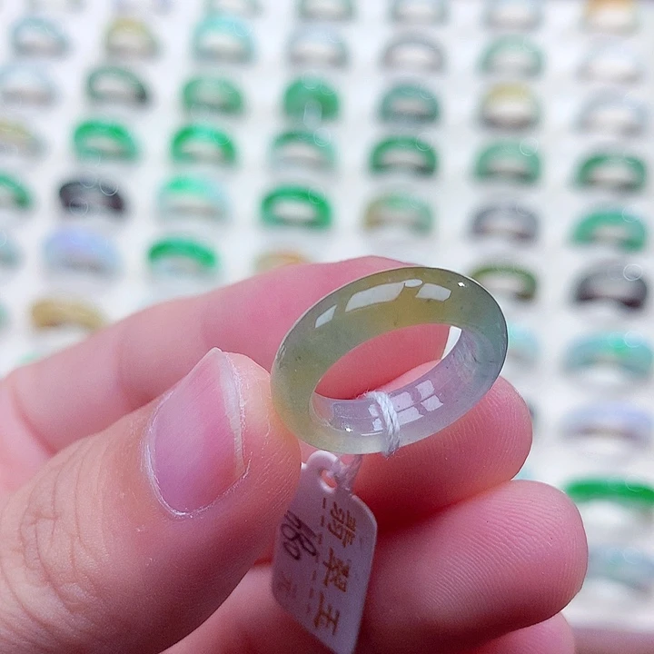翡翠未镶嵌戒指7号