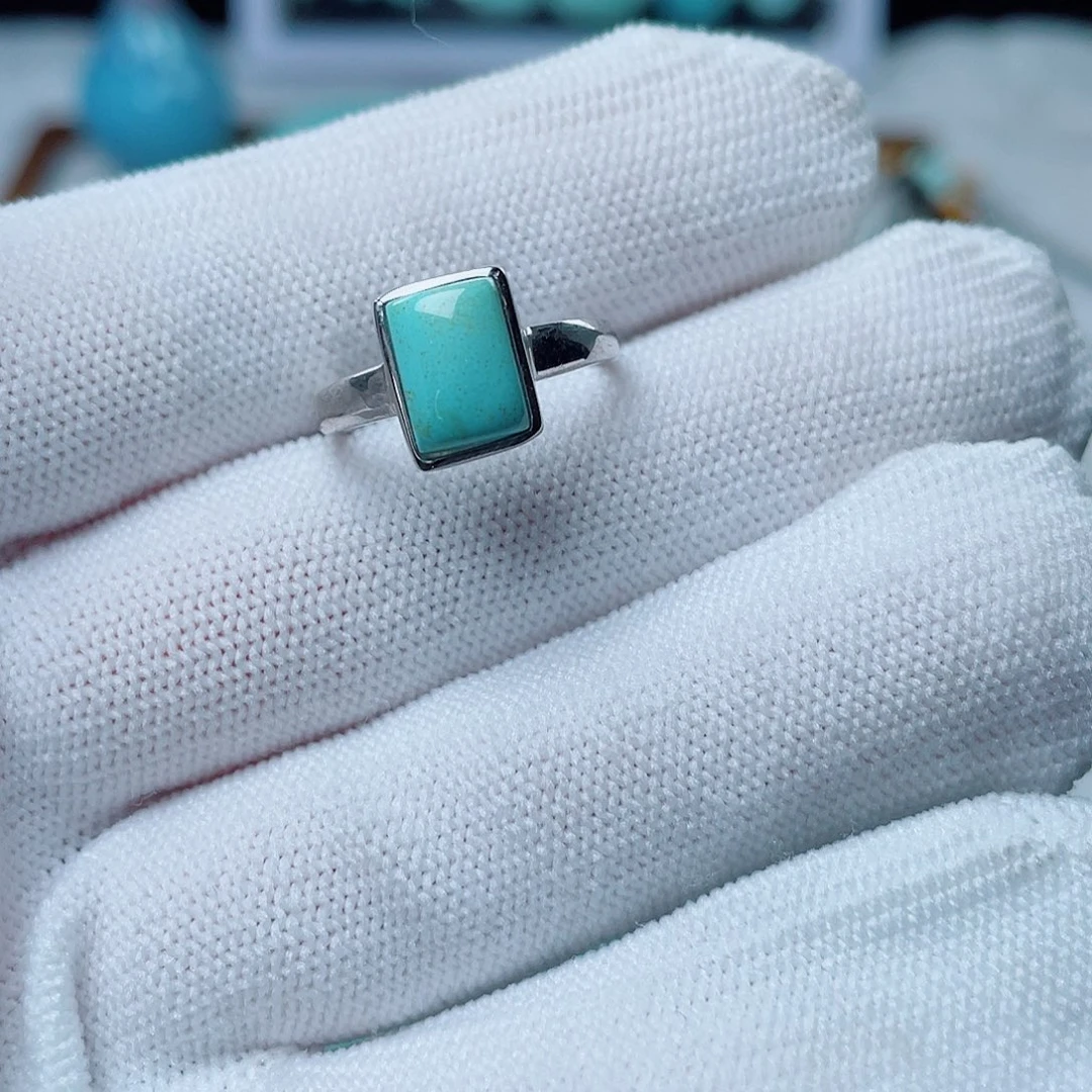 绿松石银S925镶嵌珠宝奇石