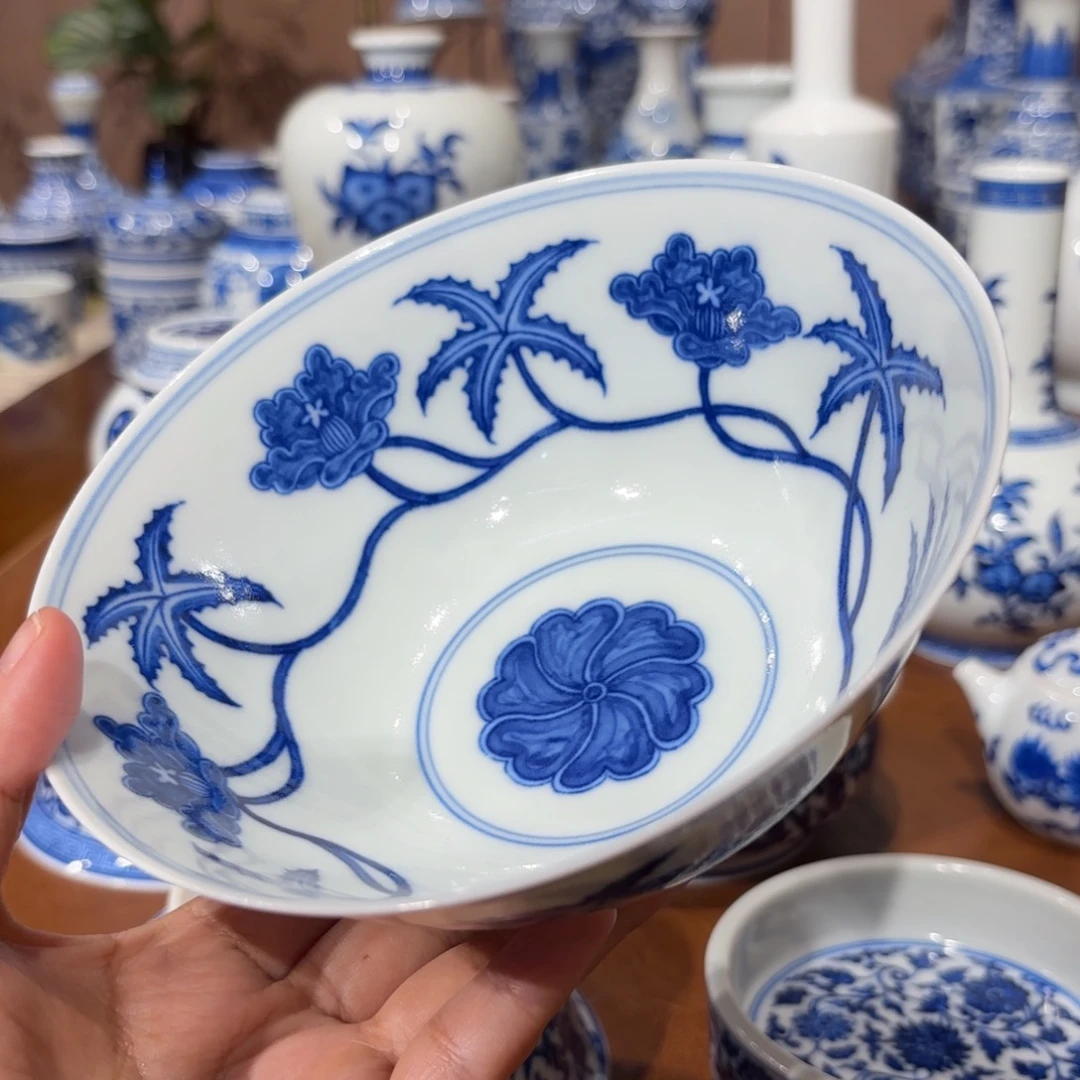 瓷秋葵宫碗 大碗…………