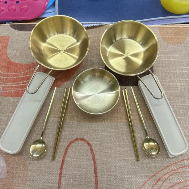 西藏包邮304钢韩式餐具多件套