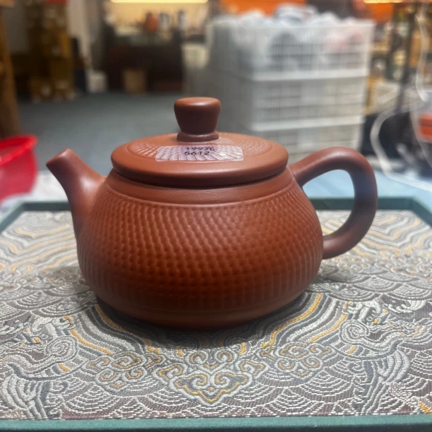 友名  红泥紫砂跳刀霸王凤鸣壶家用泡茶壶-5612