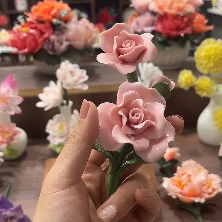 瓷片陶瓷工艺品摆件