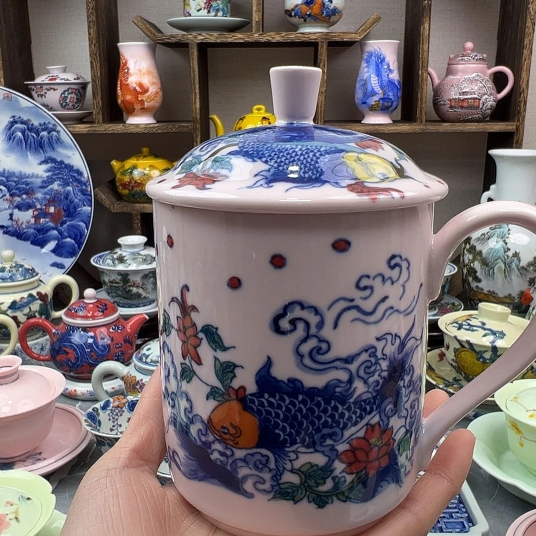 盖碗陶瓷景德镇陶瓷567老厂瓷121