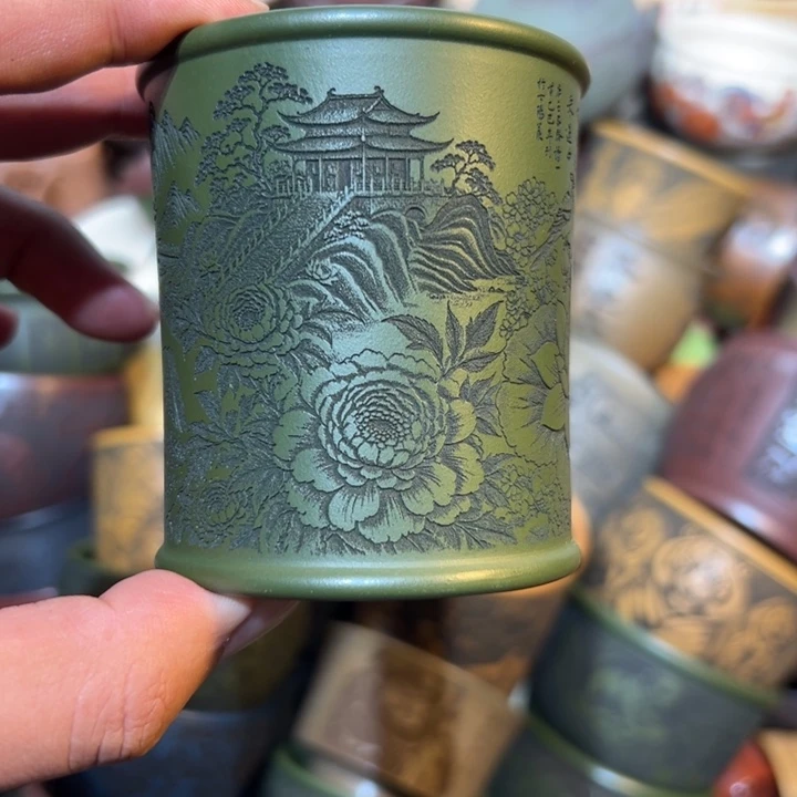 紫砂茶杯宜兴紫砂主人杯