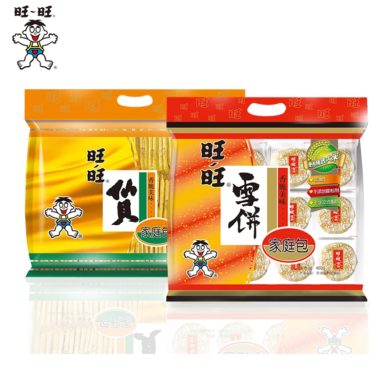 【旺旺经典】旺旺旺仔雪饼仙贝原味组合酥脆美味鲜香经典-DYLS
