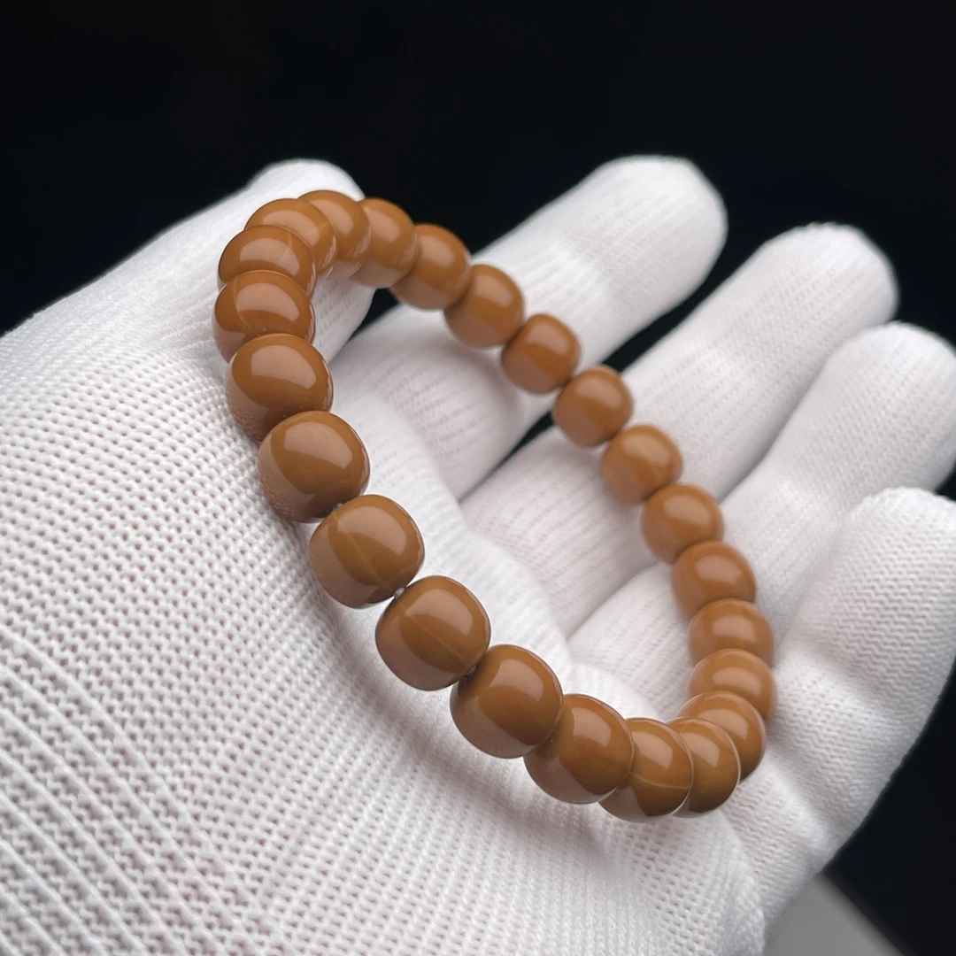 精工老型猴头核桃手串老型单圈手串小尺寸桶珠精工打造