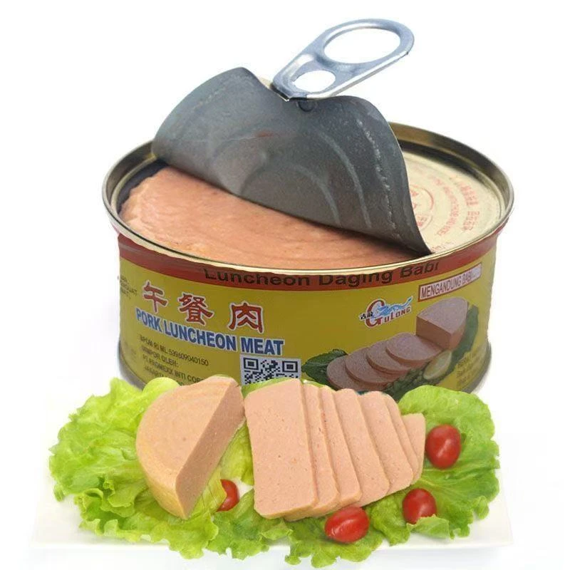 【到期时间12月14日】古龙午餐肉罐头190g/罐方便食品罐头