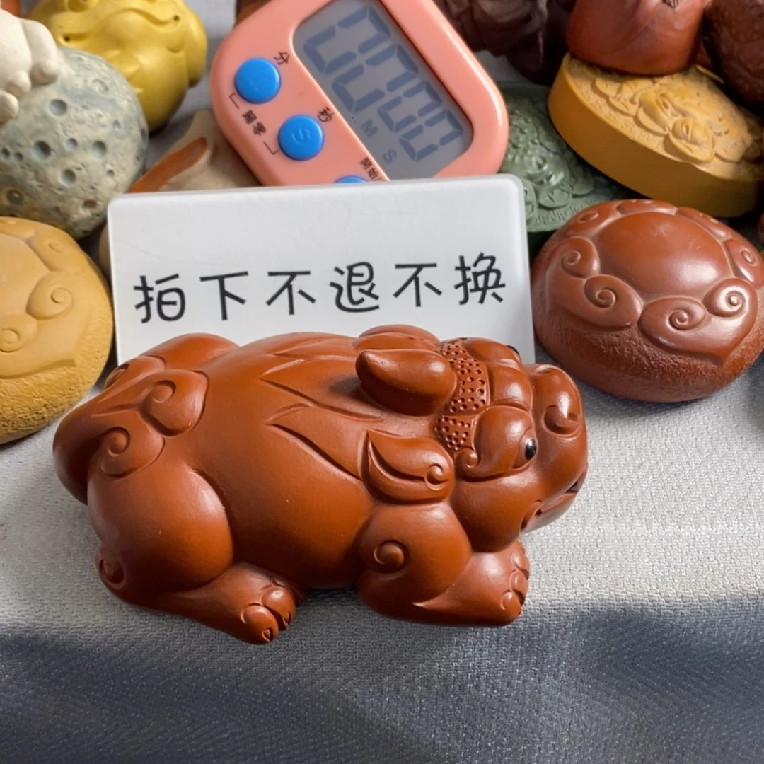 【闪购商品】紫砂茶宠农**拳紫砂瑕疵