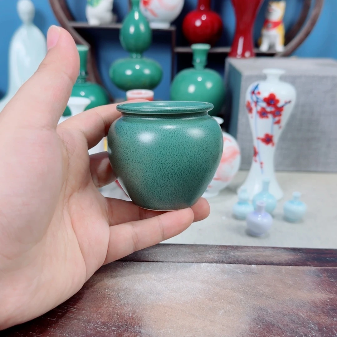 陶瓷手工小花器摆件