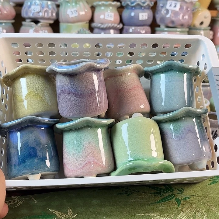 红陶量货/口高深浅搭配发6