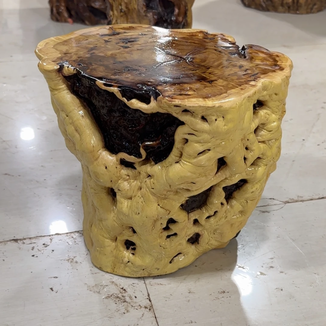 用***7龙纹鸡心枣木手工艺品