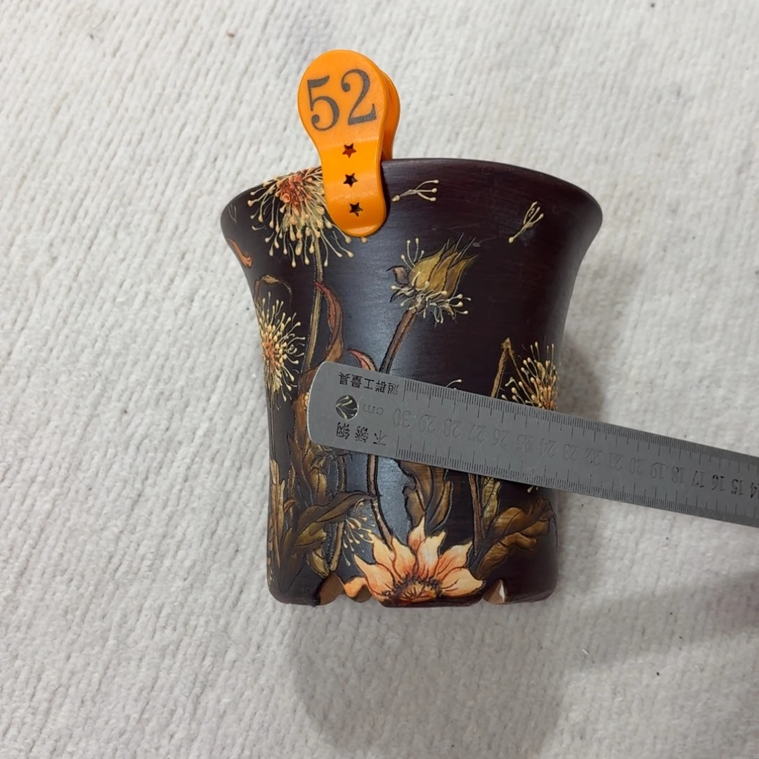 铃***铛紫砂花盆陶瓷多肉花盆瑕疵