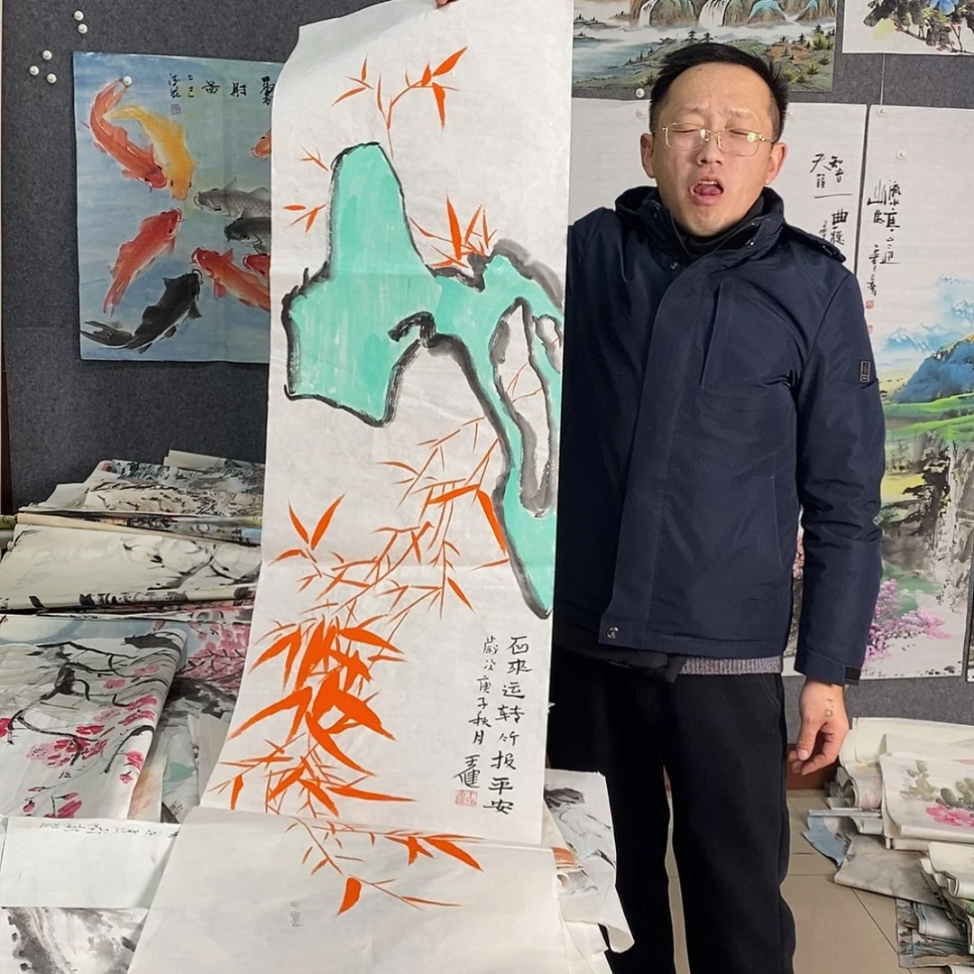 国画手写手绘国会作品40