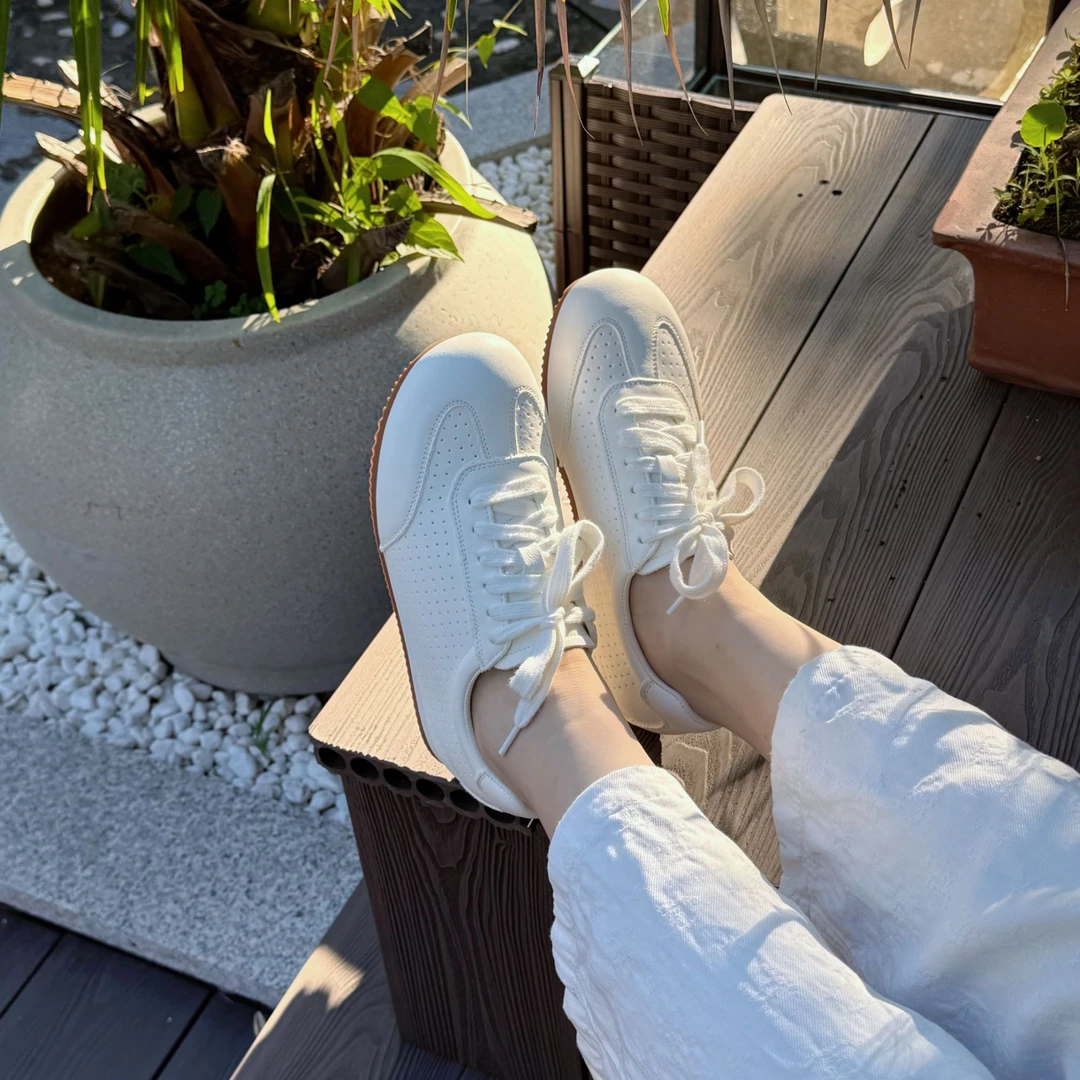 陳umi小众休闲低跟透气鞋子中跟女鞋时尚休闲鞋运动鞋增高