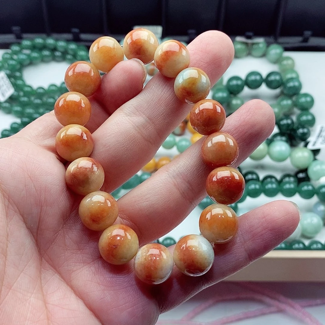 翡翠未镶嵌毛衣链