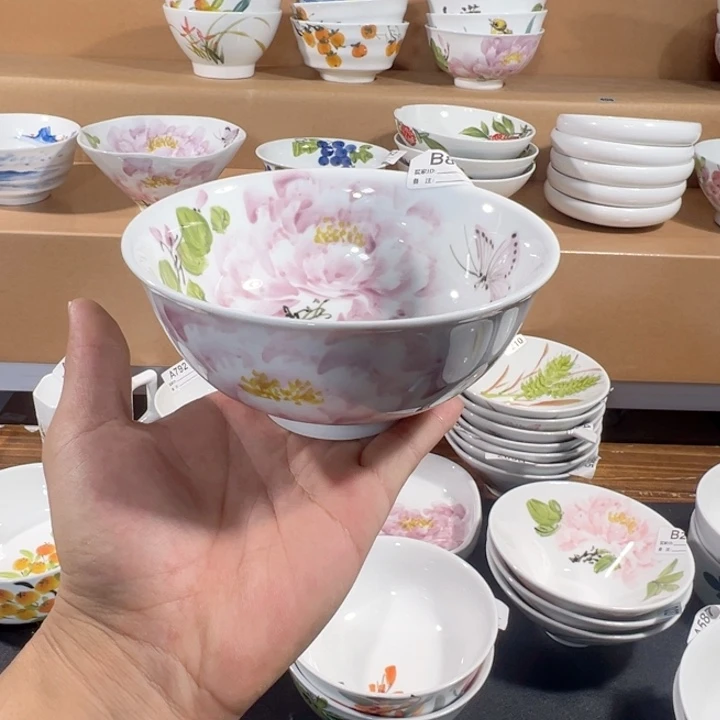 景德镇手工手绘陶瓷6寸碗