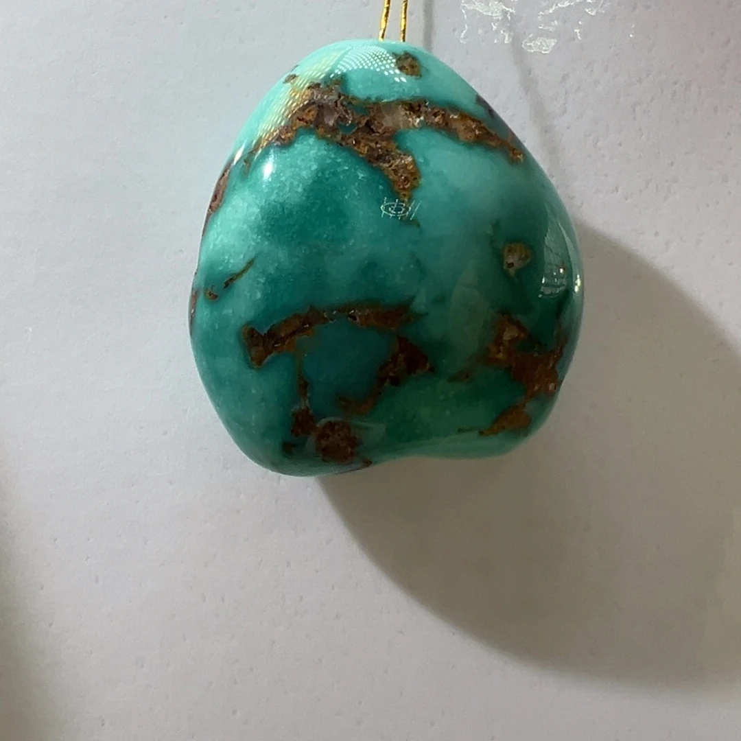 绿松石未镶嵌挂件