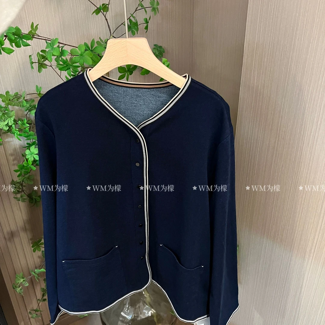 WMeng.【小香风】欧货百搭显瘦洋气薄款牛仔棉外套JS-W-25041987
