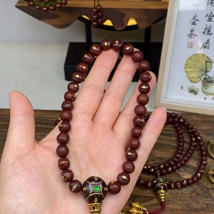 凤眼菩提吊坠8.8 麒麟龙爪 手持