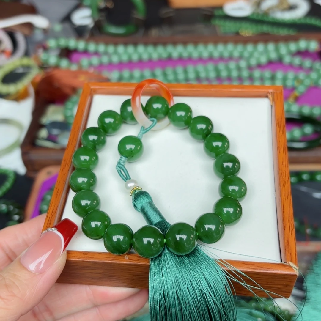 淘***乐和田玉未镶嵌手链