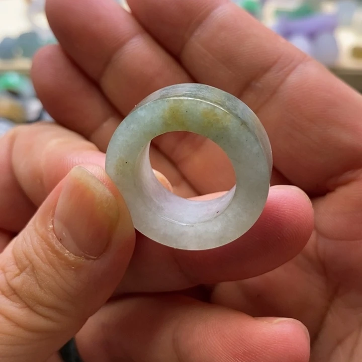 定制翡翠未镶嵌翡翠戒指13-18