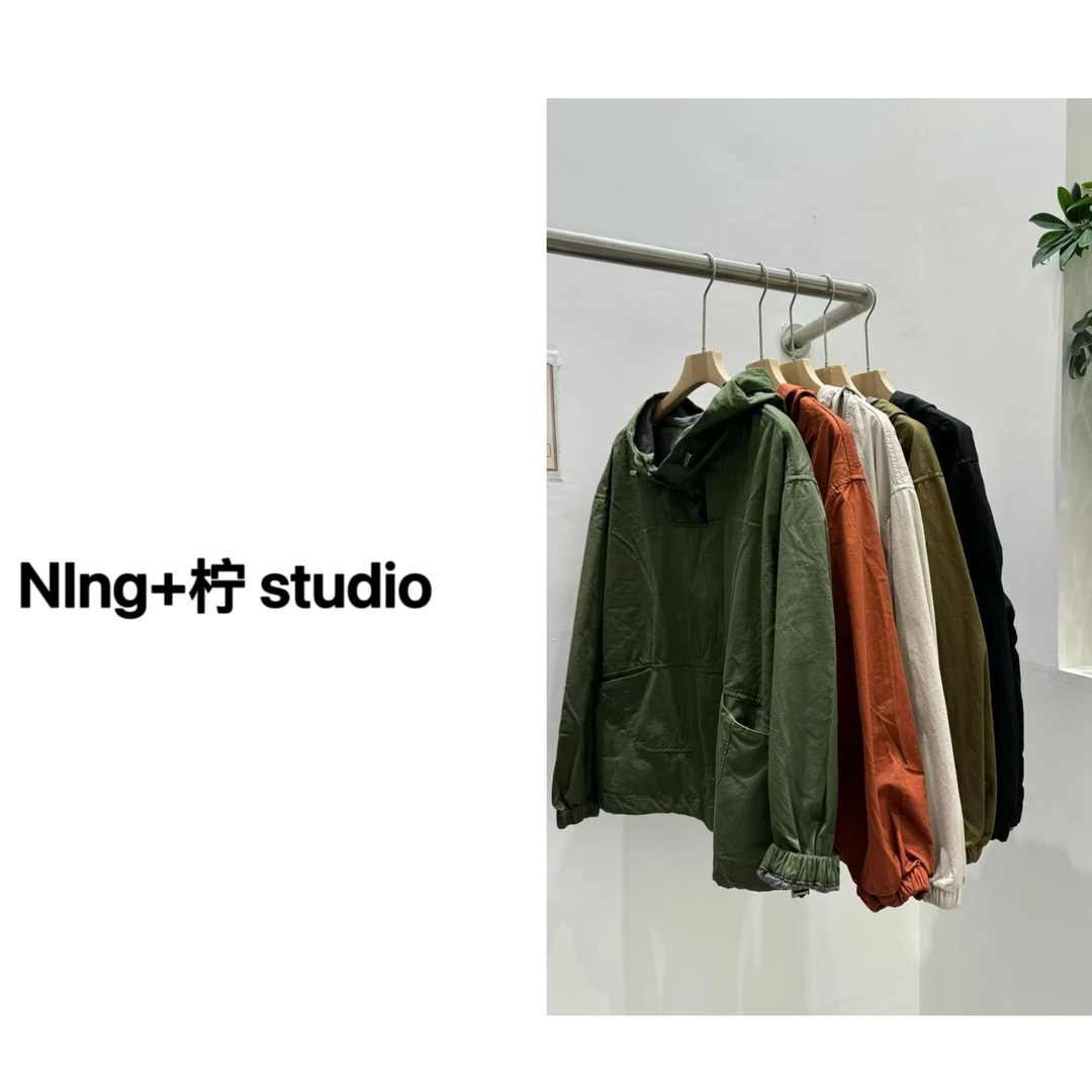 【宁加柠】-韩/货连秋季短外套百搭休闲外套卫衣
