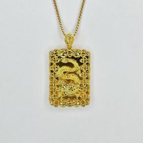 H009【小金推荐】气质时尚复古龙牌吊坠（多样性发其一）