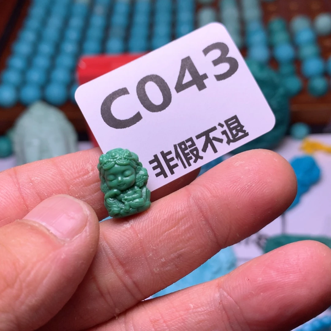 绿松石珠宝奇石未镶嵌